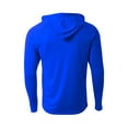 thumbnail image 2 of A4 N3409 Mens Long Sleeve Hooded Tee - Royal - M, 2 of 2