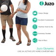 thumbnail image 4 of Juzo Dynamic 40-50 mmHg Compression Stockings, Pantyhose, Closed Toe | Compression Socks for Extreme Varicosities & Edema, Post-Sclerotherapy, Post-Op | Beige, Small (II) Short, 4 of 6