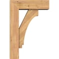 thumbnail image 5 of Ekena Millwork 7 1/2"W x 24"D x 36"H Imperial Block Smooth Bracket w/ Offset Brace, Western Red Cedar, 5 of 25