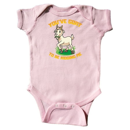 

Inktastic Funny Goat Kid Joke Gift Baby Boy or Baby Girl Bodysuit