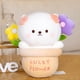 thumbnail image 1 of preciosos juguetes de peluche de animales, almohada de tiro de muñeca suave para decoración de habitación, juguete de peluche de en maceta para Cachorro Macarena Peluches, 1 of 8