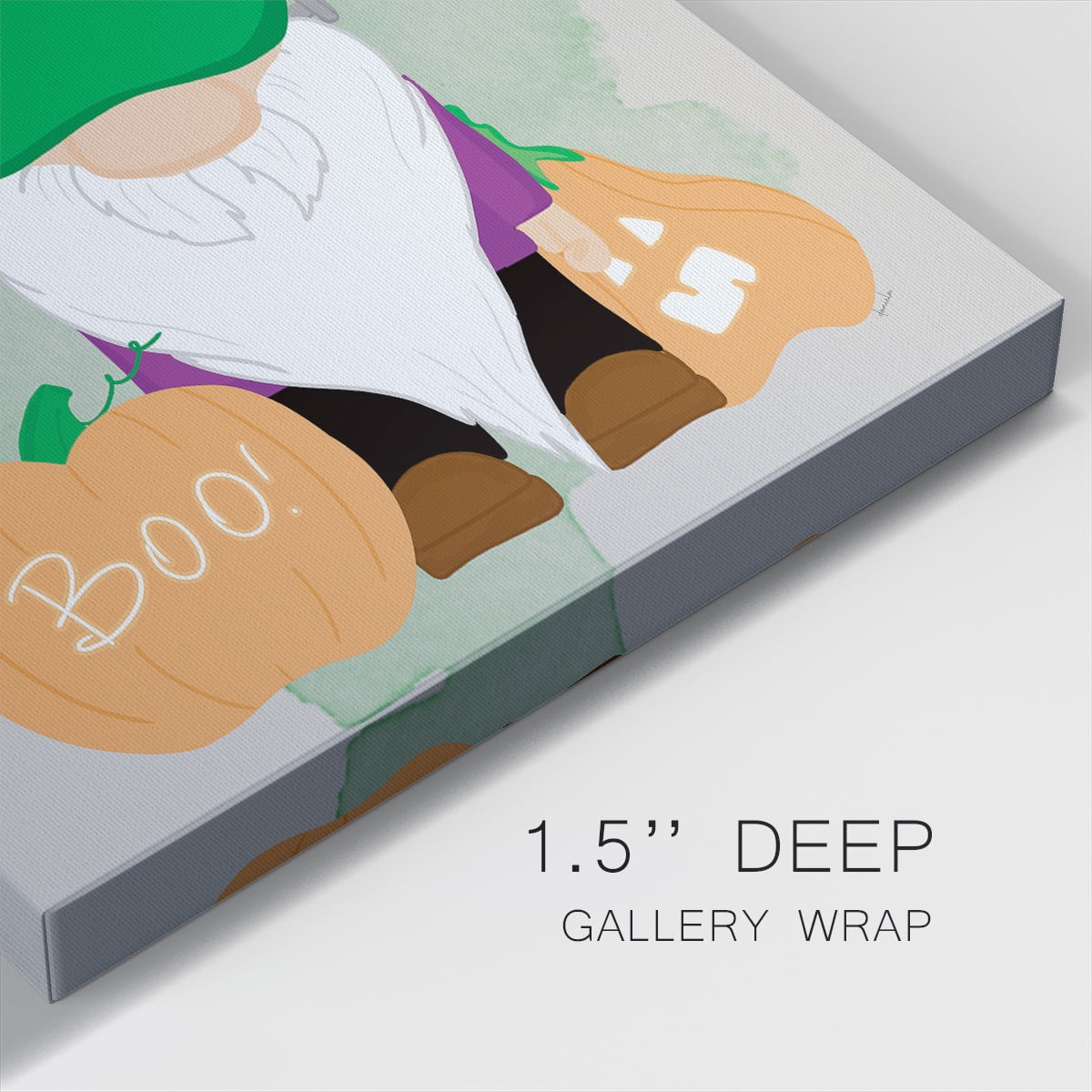 Frankenstein's Gnome- Gallery Wrapped Canvas