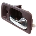 thumbnail image 2 of KAIHUIXING Car Door Handle Interior Front Passenger Side Right Red Chrome Plastic with Car Door Lock Hole for Honda for Accord DX/EX/LX 1990-1993 & SE 1991 1993 13436920 72125SM4003ZD, 2 of 9