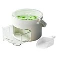 thumbnail image 3 of Ice Cube Tray with Lid & Bin, 25 Cube Ice Maker with Handle, Double-Layer Ice-Making Box, Ice Trays for Freezer Ice Container, Ice Bucket Storage Box, Reusable Ice Mold for Whiskey, 6.89×6.89 in，A, 3 of 6
