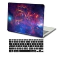 thumbnail image 3 of KSK KAISHEK Hard Case Shell Cover Compatible 2018 2019 2020 2021 2022 Released New MacBook Air 13" with Retina Display USB Type-C Model: A2337 m1/A2179/A1932 Galaxy A 0205 + Black Keyboard Cover, 3 of 5