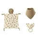 thumbnail image 1 of Baby Gift Set Cotton Comforter Wooden Teething Ring & Bibs set Baby Shower- Gifts for Birth Newborn Boys & Girls Durable S9, 1 of 5