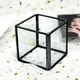 thumbnail image 2 of Caja decorativa de cristal personalizada Caja de joyería de cristal clásica para regalos para boda para negro Soledad vitrina transparente, 2 of 6
