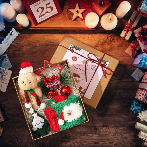 sruoe Gift boxes, Gift Boxes with Lids, Christmas Gift Boxes, Christmas Gift Boxes, Surprise Gift Box for Christmas Day