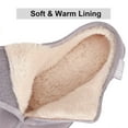 thumbnail image 6 of LongBay Women's Diabetic Adjustable Slippers Comfy Cozy Furry Memory Foam House Shoes for Arthritis Edema., 6 of 7