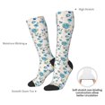thumbnail image 4 of Pofeuu Rose Flowers Print Stockings, Adult Running Hiking Socks for Youth and Adult, 4 of 6