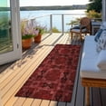 thumbnail image 6 of Addison Rugs Chantille Indoor/Outdoor Transitional Panel Burgundy Washable Runner Rug, 2'3" x 7'6", 6 of 6