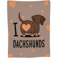 thumbnail image 2 of Dachshund Blanket Cute Dog Plush Throw Blanket Super Soft Cozy Warm Fleece Dog Pet Bedding Blanket Gifts for Kids Girls Boys Women 40"X50", 2 of 6