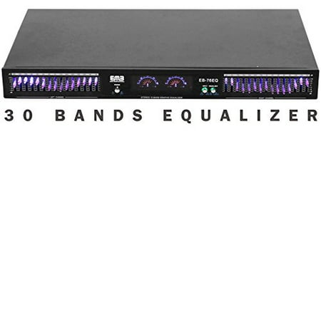 - EMB Professional EB-76EQ Dual 15 Band (30 Bands Total) Graphic Stereo Equalizer