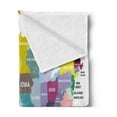 thumbnail image 2 of Map Soft Flannel Fleece Throw Blanket, USA Map with Name of States in Different Colors America Geography Cartography Theme, Cozy Plush for Indoor and Outdoor Use, 70" x 90", Multicolor, by Ambesonne, 2 of 5