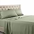 thumbnail image 3 of Royal Tradition Solid 600 Thread Count, 100-Percent Cotton Olympic Queen Bed Sheets Set (Sage) Breathable, Deep Pocket, 4 Piece Sheet Set, 3 of 4