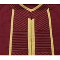 thumbnail image 6 of Atasi Men's Designer Maroon Kurta Pyjama Set Long Cotton Punjabi Shirt-XX-Large, 6 of 7