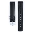 thumbnail image 3 of Hirsch Pure Caoutchouc Watch Strap - Black - L - 18mm - Silver Buckle - Natural Rubber, 3 of 10