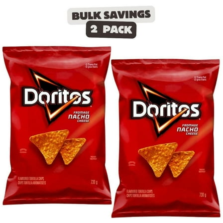 2 x Doritos Nacho Cheese Tortilla Chips