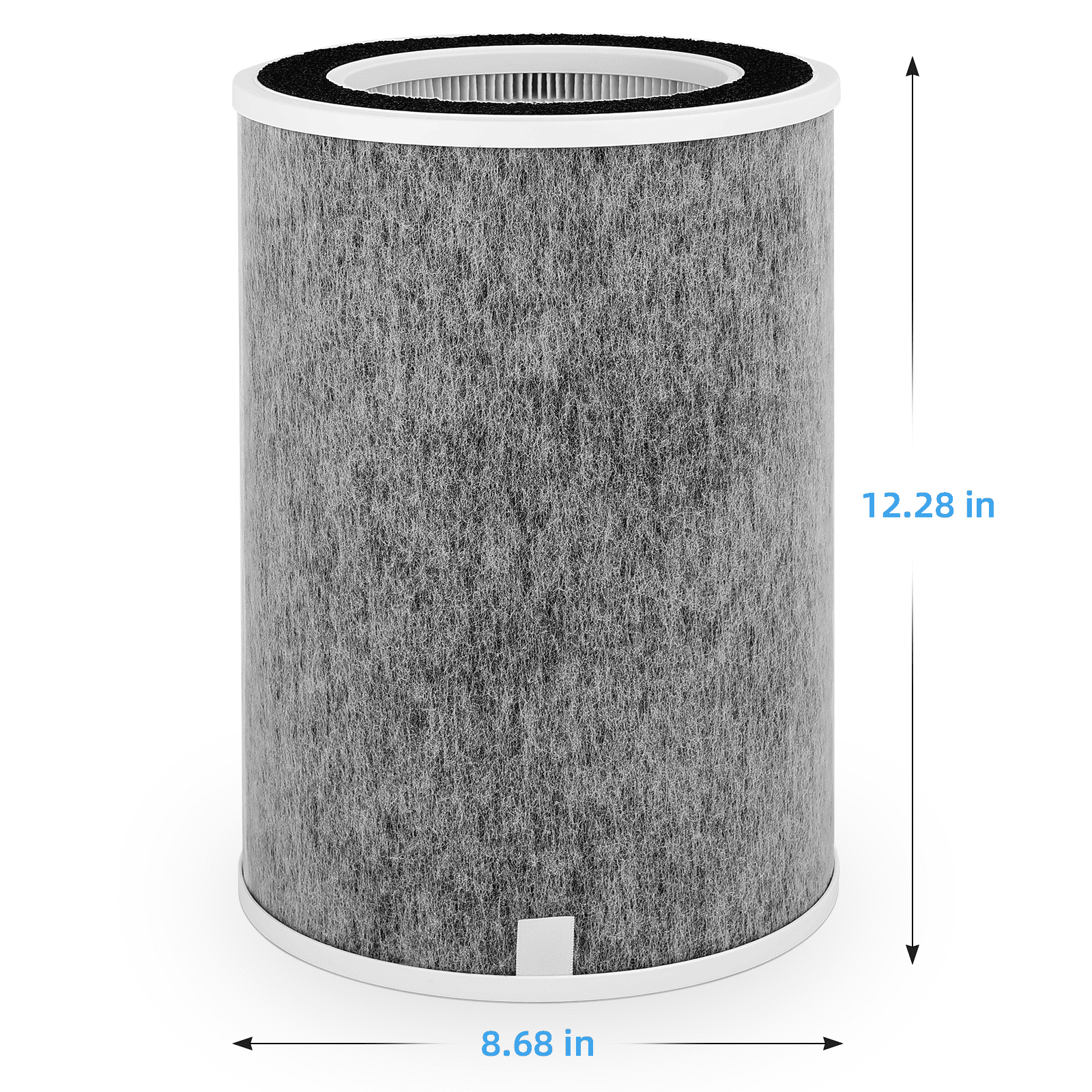 1 Pack Air Purifier Filter Replacement for Shark HP201 HP202 - Clean Sense True HEPA Filters - Compare Part HE2FKBASMB HE2FKBAS HE2FKPET   HE2FKPRO