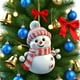 thumbnail image 4 of Seyotauo Cute Snowman Acrylic Pendant, Santa Claus Xmas Tree Accessories, Cartoon Christmas Ornament, 4 of 4