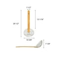 thumbnail image 2 of Excellante 10" bamboo handle skimmer, comes in each, 2 of 2