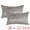 Grey, variant on Unique Bargains Pack of 2 Velvet Solid Throw Pillow Covers 20" x 12" Brick Red