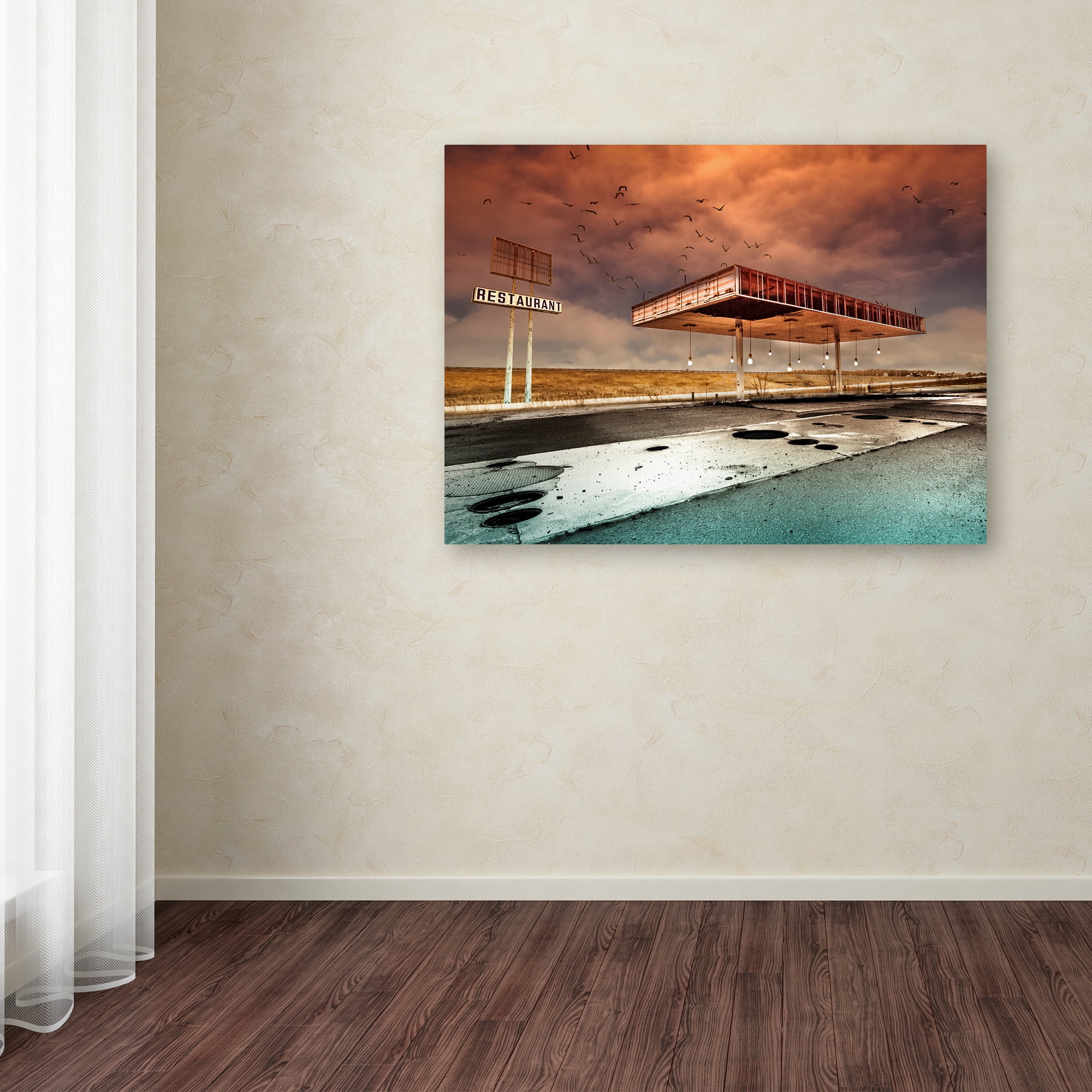 David Senechal 'Gaz Bar Blues' Canvas Art