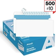 #10 Security SELF-Seal Envelopes, Windowless Design, Premium Security Tint Pattern for Secure Mailing, Ultra Strong