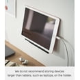 thumbnail image 6 of Yamazaki Home Wall-Mounted Phone Holder, Black, Steel, Supports 2.2 pounds, 6 of 7