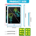 thumbnail image 5 of Richgv 2 Pack LCD Writing Tablet for Kids, 8.5 inch Drawing Tablet Doodle Pad Preschool Learning Toys for Toddlers, Drawing Pad Gifts for Boys Girls, 5 of 7