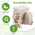 thumbnail image 4 of 80 Pack Soap Exfoliating Bags,Soap Saver Made Sisal Mesh Soap Bag Bar Soap Bag with Drawstring for Bath & Shower Use, 4 of 5