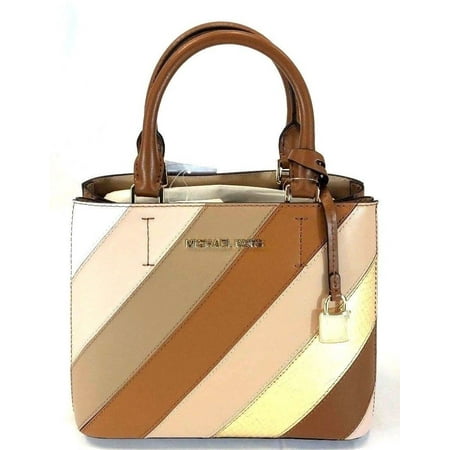 Michael Kors Luggage Leather - NEW WOMEN'S MICHAEL KORS ADELE LUGGAGE MEDIUM MESSENGER LEATHER BAG HANDBAG