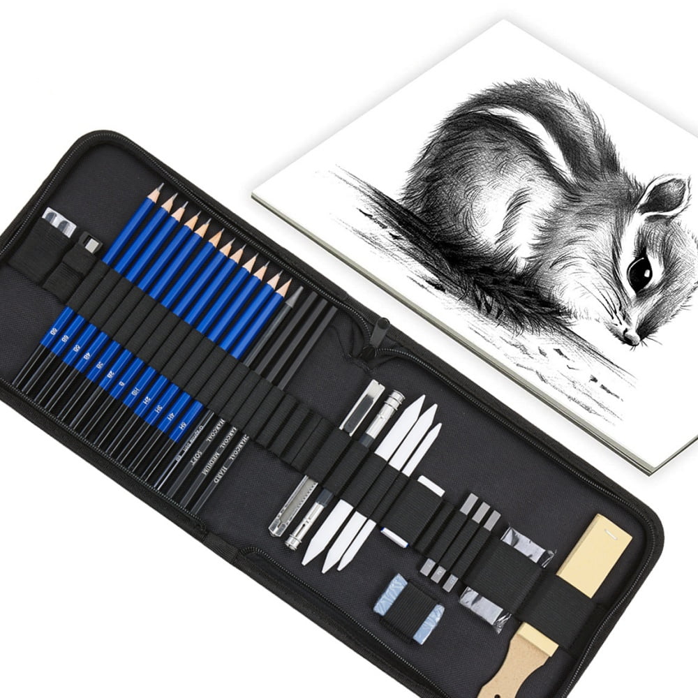 Artistic Mastery: Sketching Kit, Graphite Pencils For Unparalleled Detail, Charcoal Pencils To Create Depth, Art Supplies For Beginners And Professionals
