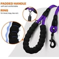 thumbnail image 4 of LAICAIW Rope Dog Leash 6 FT with Comfortable Padded Handle, Highly Reflective Threads Dog Leash for Large Dogs, 1/2 inch, Purple, 4 of 7