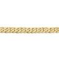 thumbnail image 3 of Solid 14K 7.25mm Beveled Curb Chain Bracelet / Anklet, 3 of 3