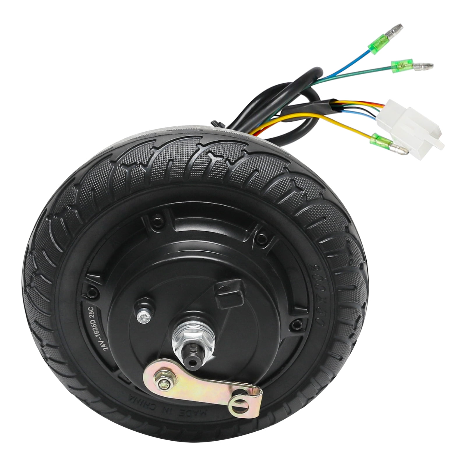 24V 350W Scooter Hub Motor with 8 Inch Wheel 200×50 Solid Tire