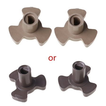 

2Pcs 14mm Microwave Oven Turntable Roller Guide Support Coupler Tray Shaft