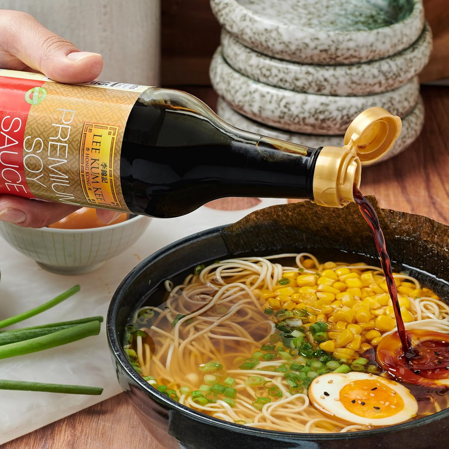 (Pack Of 6) Lee Kum Kee Sauce Soy Premium 16.9 Oz