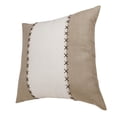 thumbnail image 3 of LR Home Estate Linen Poly Filled Pillow in Gray/Tan, 20" x 20", 3 of 8