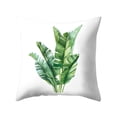 thumbnail image 2 of Ludlz Fresh Monstera Leaves Flower Throw Pillow Case Cushion Cover Sofa Bed Decor, 2 of 8