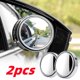 thumbnail image 2 of Nuevo espejo retrovisor auxiliar de 2 piezas para automóvil con montaje adhesivo, giratorio de 360 grados, marco redondo de gran angular, espejo para puntos ciegos, 2 of 5