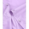 thumbnail image 7 of Siliteelon Long Sleeve Cotton Button Up Shirts for Women Formal Dressy Shirts Regular Fit Cotton Botton Down Shirt Light Purple, 7 of 7