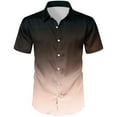 thumbnail image 3 of Mens Big & Tall Hawaiian Shirt, Short Sleeve Shirts for Men Summer Beach Fashion Ombre Tie Dye Lapel Button Down T-Shirts S-5XL, 3 of 7