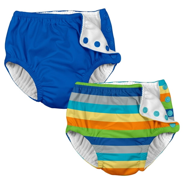 i play Baby and Toddler Snap Reusable Swim Diaper Royal Blue and