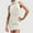 White, variant on New Arrivals Sleepwear for Women Backless Long Tie Open Turtleneck Sleeveless Sweaters Dress