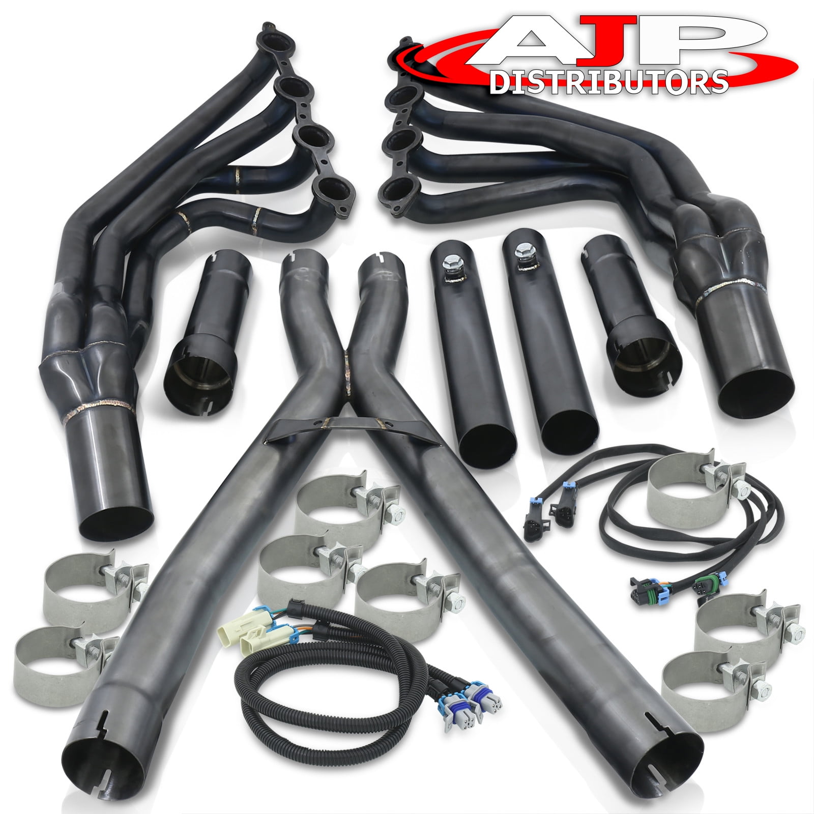 For 20052013 Chevy Corvette C6 Z06 LS2 LS3 LS7 Black Stainless Steel