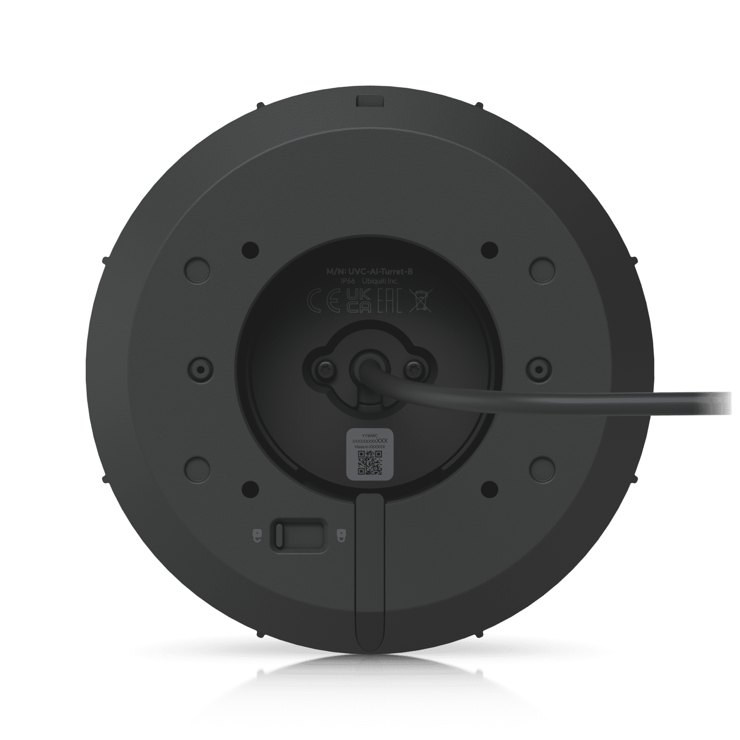 Ubiquiti UniFi 8 Megapixel Outdoor 4K Network Camera, Color, Turret, Black