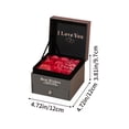 thumbnail image 3 of Gift Boxes Valentines Gift Box Fmlxio Rose Necklace Gift Box Christmas Valentine's Day Rose Forever Flower Gift Box Jewelry Box on Clearance, 3 of 6