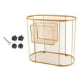 thumbnail image 4 of Tnarru Panier de Rangement pour Tapis de Yoga avec Roues, Support de Rangement pour Équipement d'Entraînement à la Maison pour Haltères, Kettlebells, Bandes de Résistance Or, 4 of 8