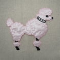 thumbnail image 2 of Large - Pink Poodle - Facing Right - Iron on Applique/Embroidered Patch, 2 of 2